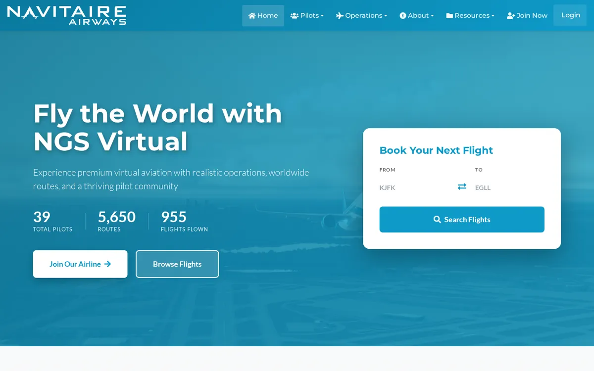 NGS Virtual homepage