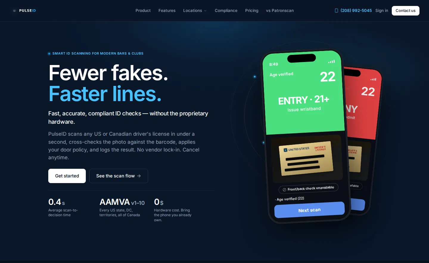 PulseID homepage