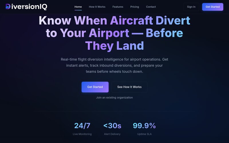 Diversion IQ website screenshot
