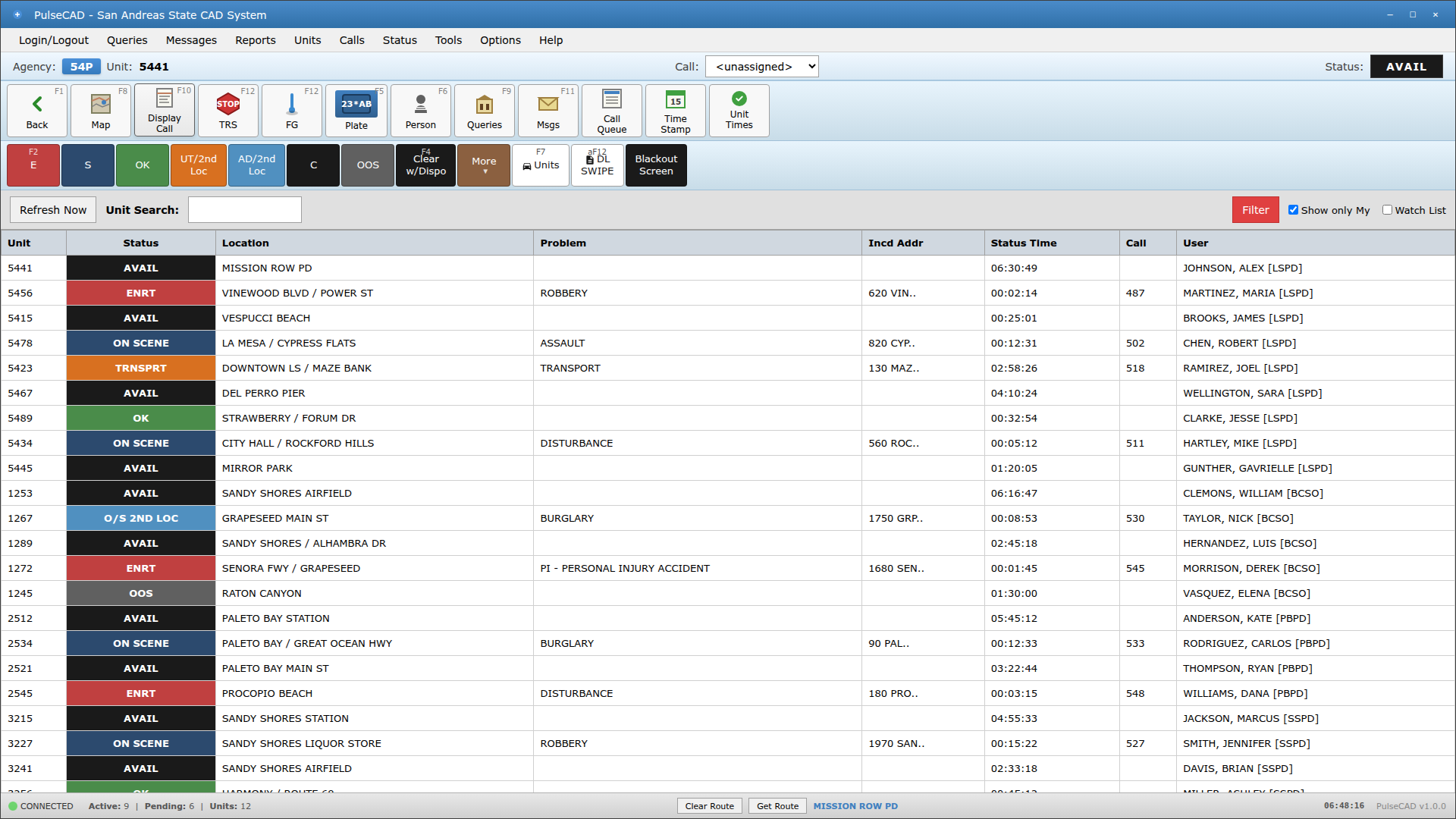 Pulse CAD Units Management